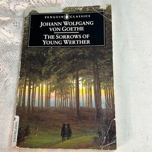 JOHANN WOLFGANG VON GOETHE “THE SORROWS OF YOUNG WERTHER” PAPERBACK BOOK